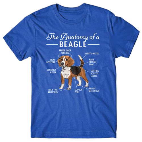 Anatomy of a Beagle T-shirt