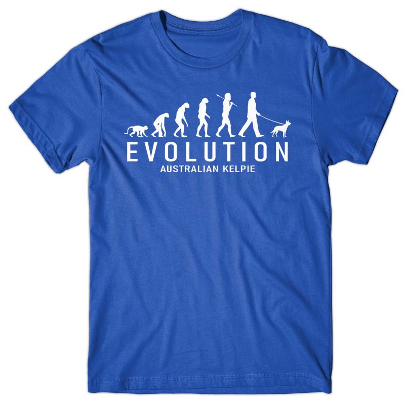 Evolution of Kelpie T-shirt