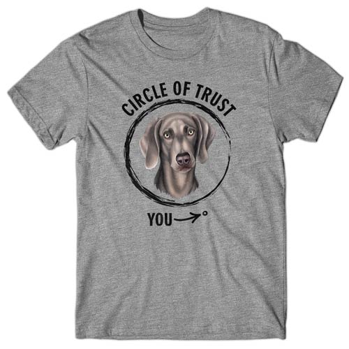 Circle of trust (Weimaraner) T-shirt
