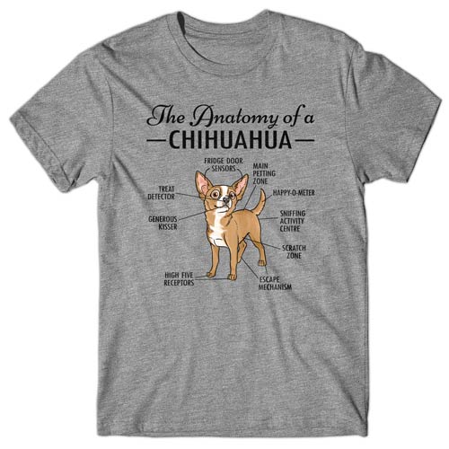 Anatomy of a Chihuahua T-shirt