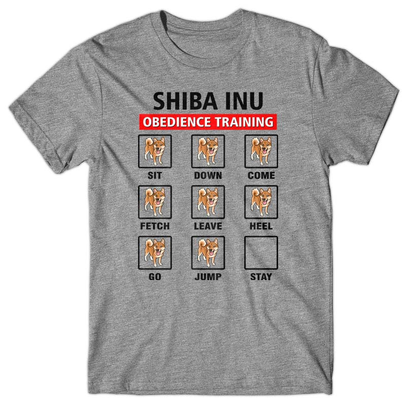 Shiba Inu obedience training T-shirt