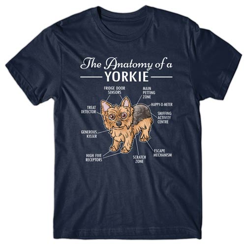 Anatomy of a Yorkie T-shirt