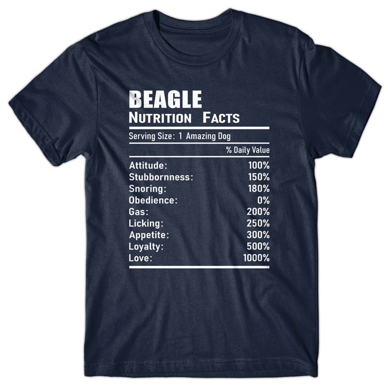 Beagle Nutrition Facts T-shirt