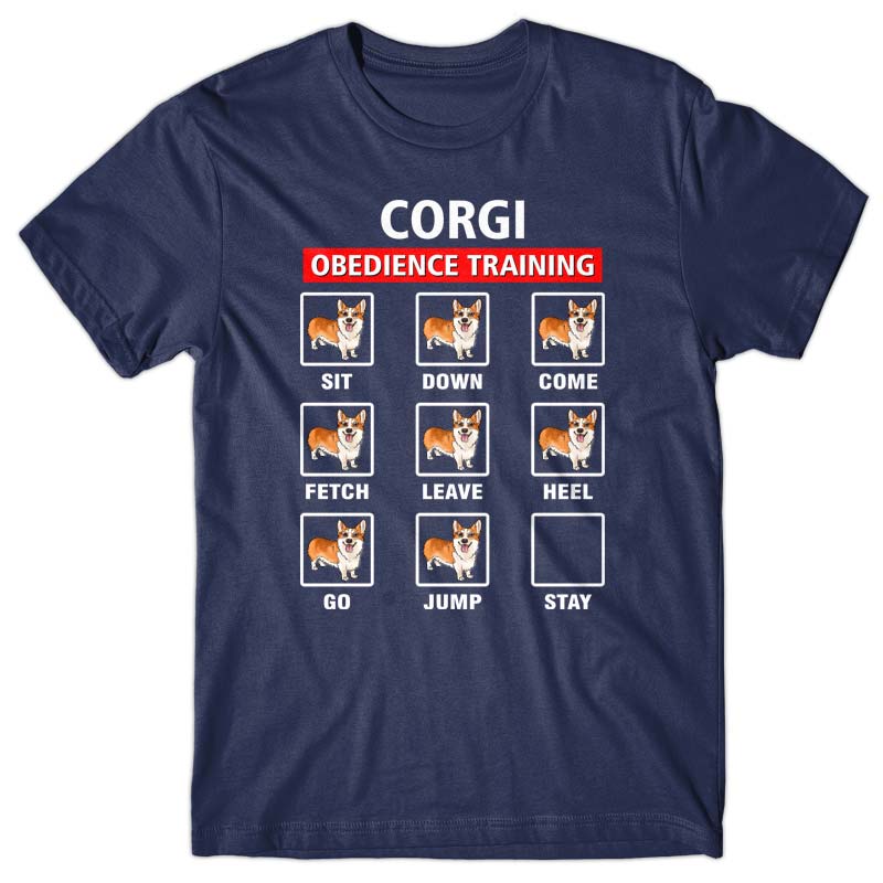 Corgi obedience training T-shirt
