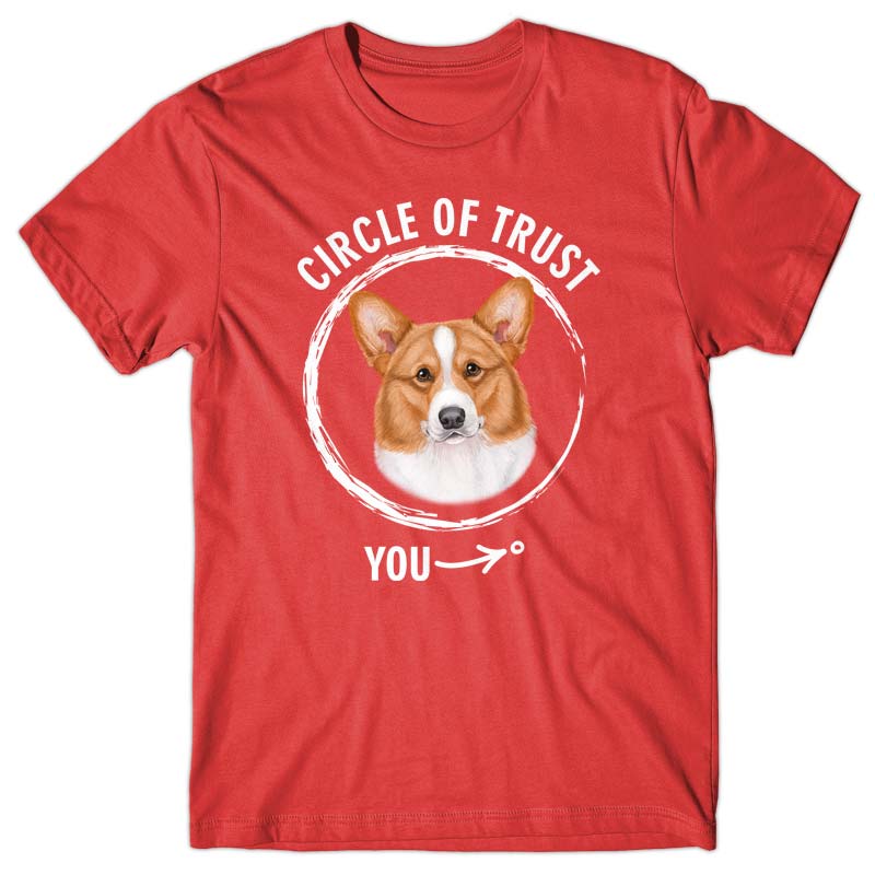 Circle of trust (Corgi) T-shirt