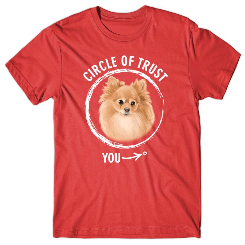 Circle of trust (Pomeranian) T-shirt