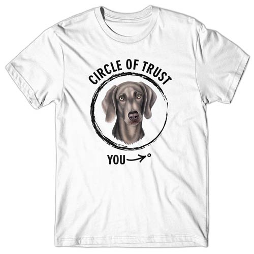 Circle of trust (Weimaraner) T-shirt