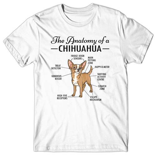 Anatomy of a Chihuahua T-shirt