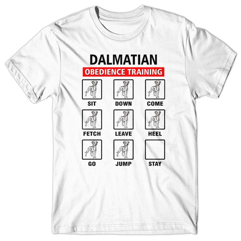 Dalmatian obedience training T-shirt