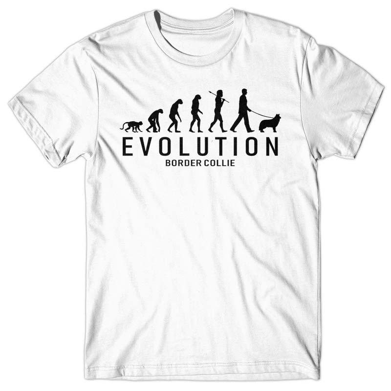 Evolution of Border Collie T-shirt