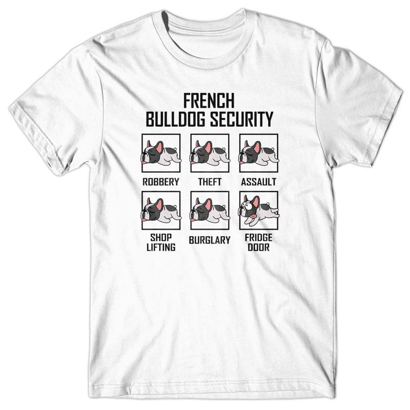 French Bulldog Security T-shirt