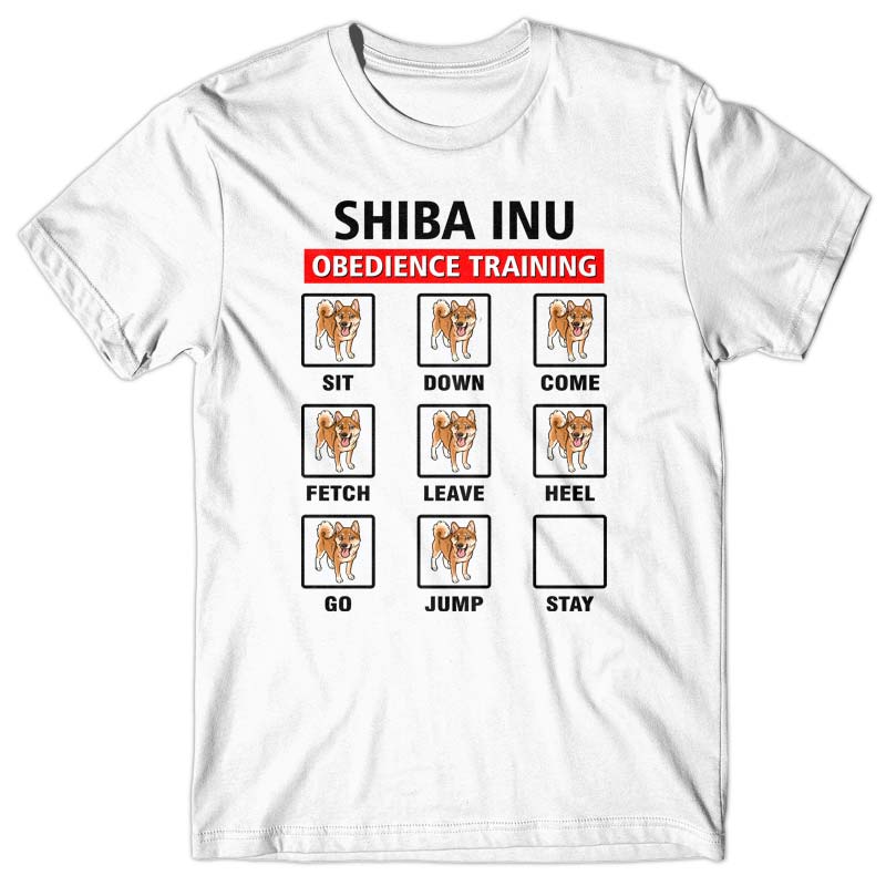 Shiba Inu obedience training T-shirt