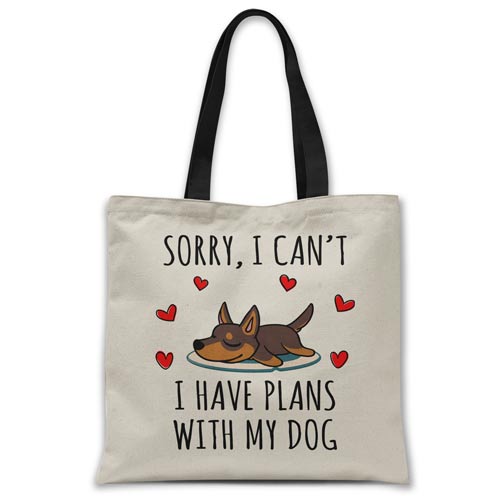 sorry-i-have-plans-with-my-kelpie-tote-bag