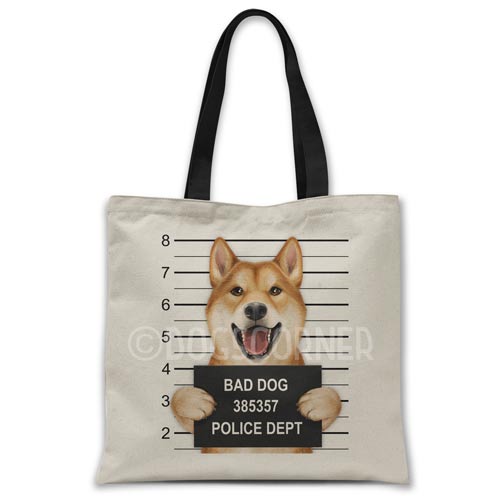 Shiba-inu-mugshot-tote-bag
