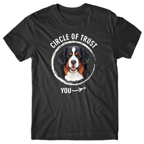 Circle of trust (Bernese Mountain Dog) T-shirt