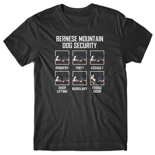 Bernese Mountain Dog Security T-shirt