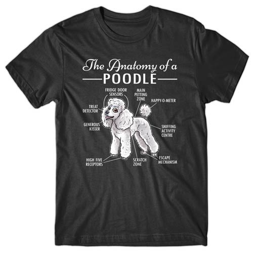 Anatomy of a Poodle T-shirt