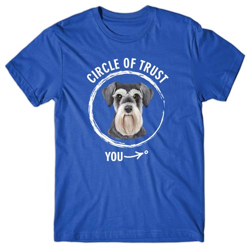 Circle of trust (Miniature Schnauzer) T-shirt