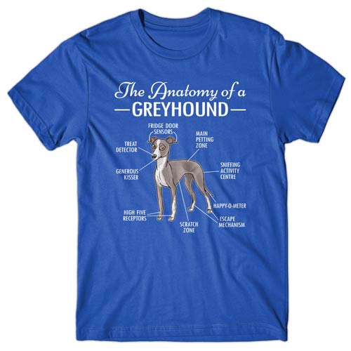 Anatomy of a Greyhound T-shirt