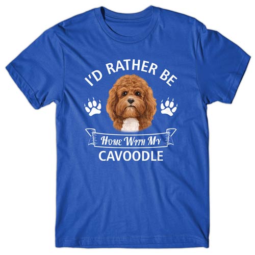 I'd rather be home with my Cavoodle T-shirt