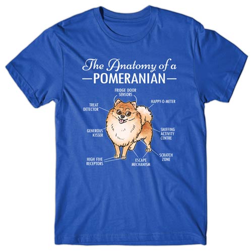 Anatomy of a Pomeranian T-shirt