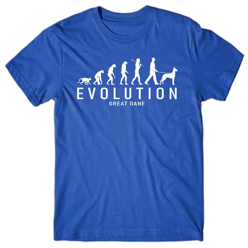 Evolution of Great Dane T-shirt