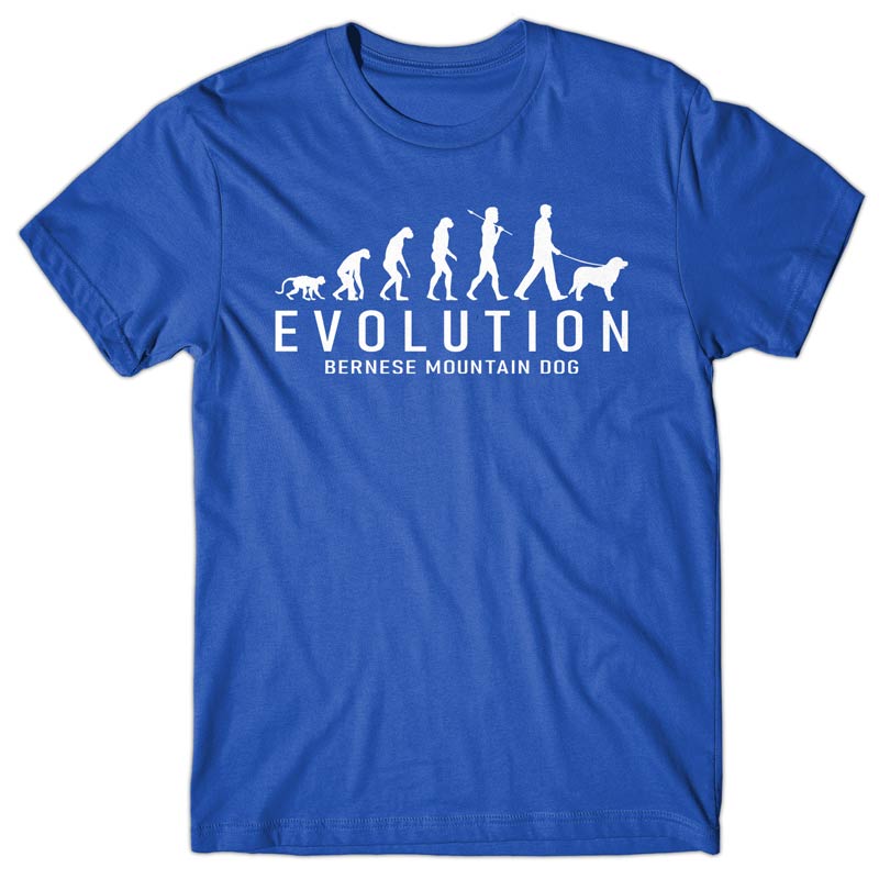 Evolution of Bernese Mountain Dog T-shirt