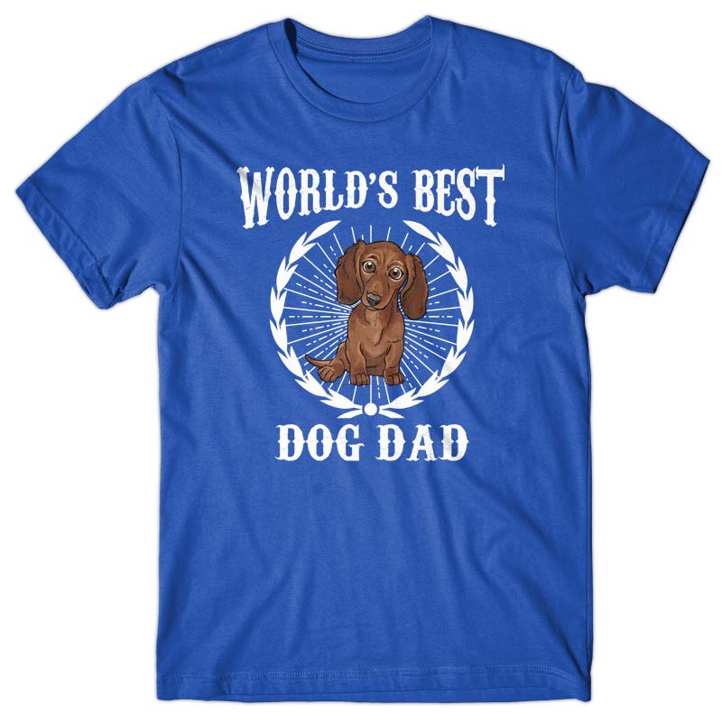 World's Best Dog Dad (Dachshund) T-shirt