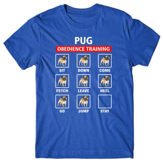 Pug obedience training T-shirt