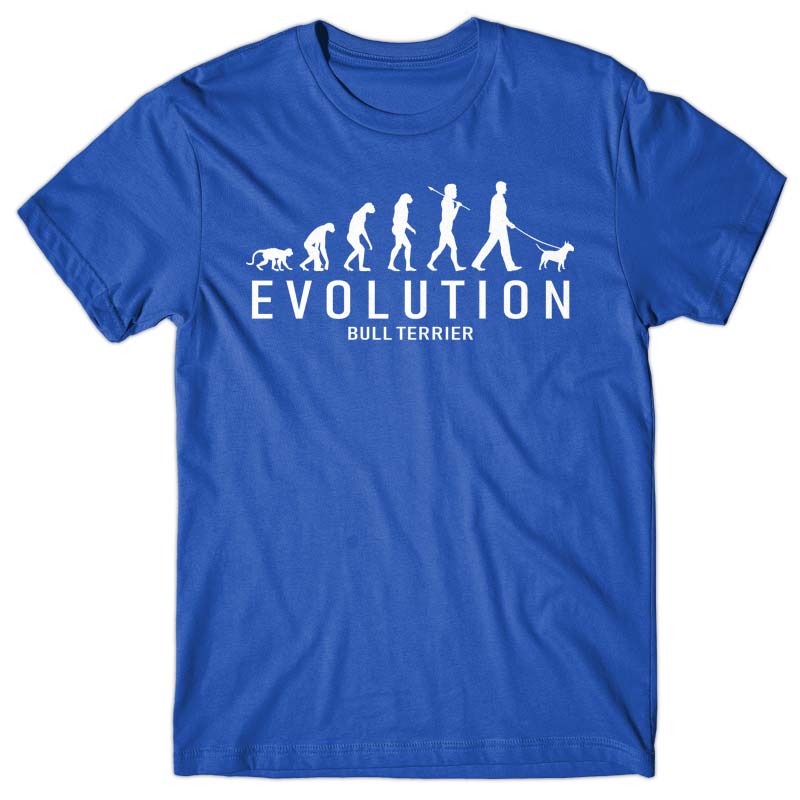 Evolution of Bull Terrier T-shirt