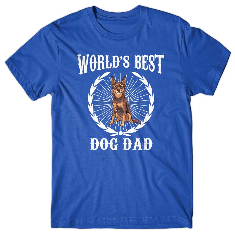 World's Best Dog Dad (Kelpie) T-shirt