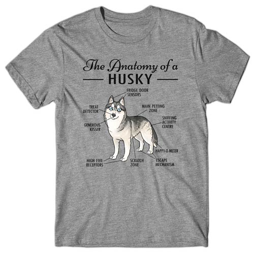 Anatomy of a Husky T-shirt