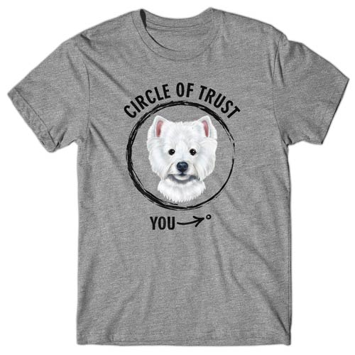 Circle of trust (Westie) T-shirt