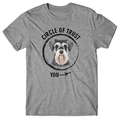 Circle of trust (Miniature Schnauzer) T-shirt