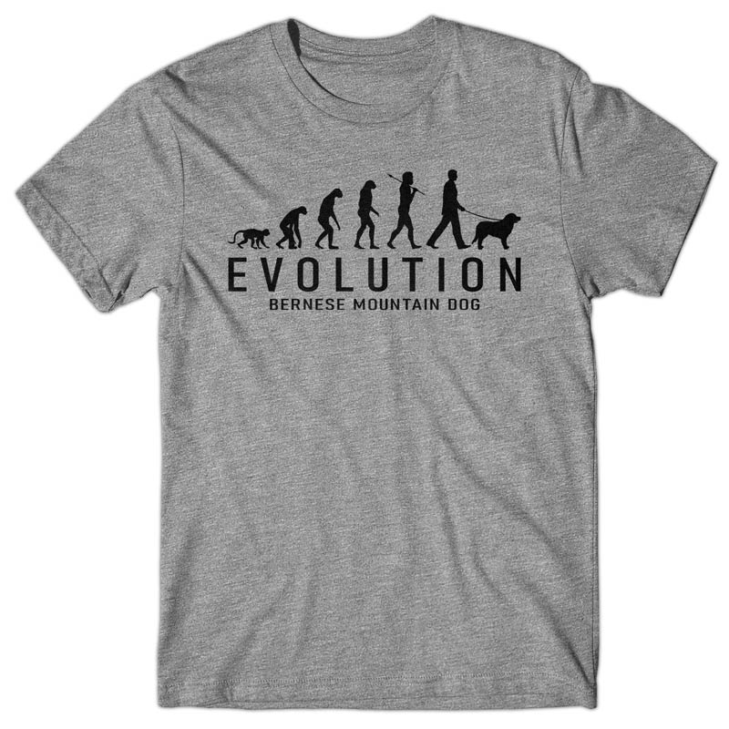 Evolution of Bernese Mountain Dog T-shirt