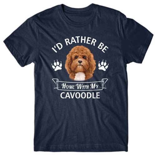 I'd rather be home with my Cavoodle T-shirt