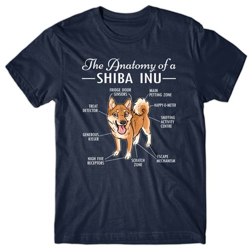 Anatomy of a Shiba Inu T-shirt