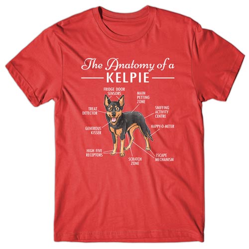 Anatomy of a Kelpie T-shirt