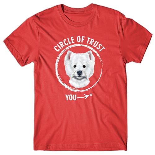 Circle of trust (Westie) T-shirt