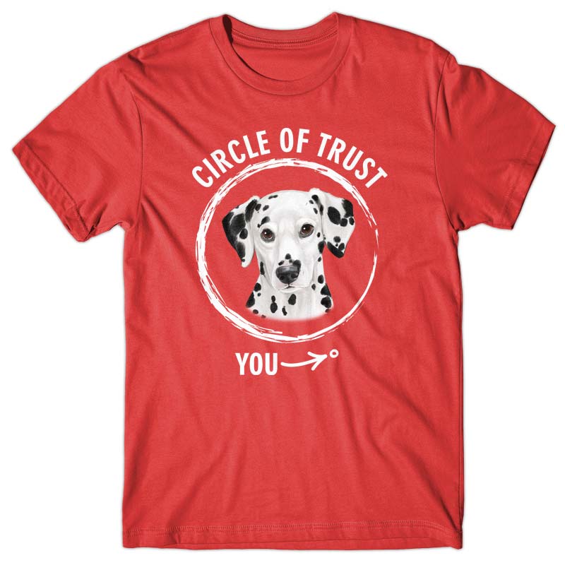 Circle of trust (Dalmatian) T-shirt