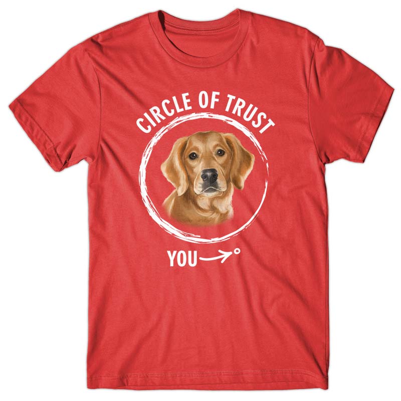 Circle of trust (Golden Retriever) T-shirt