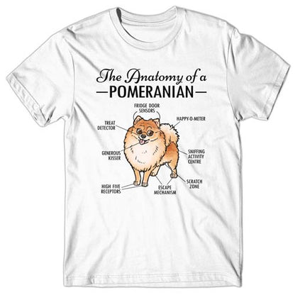 Anatomy of a Pomeranian T-shirt