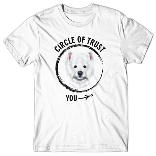 Circle of trust (Westie) T-shirt