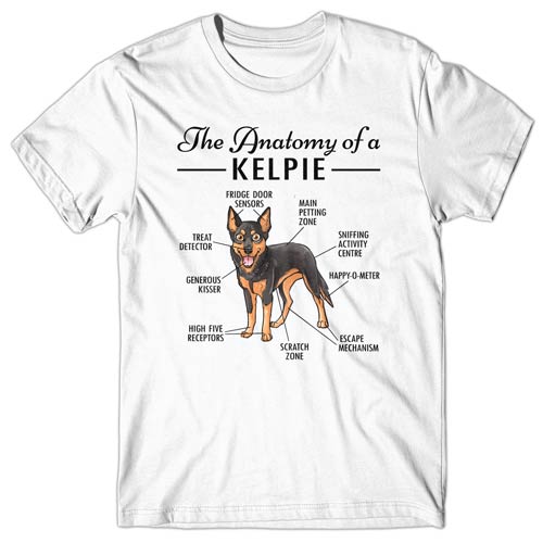 Anatomy of a Kelpie T-shirt