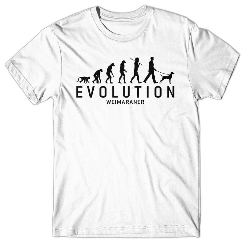 Evolution of Weimaraner T-shirt