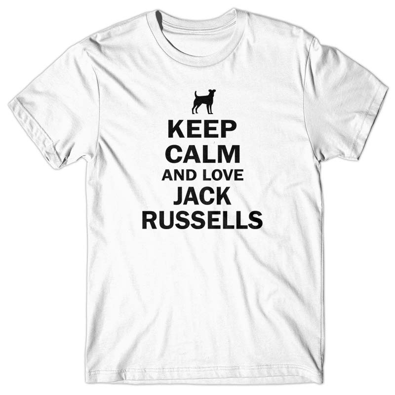 Keep calm and love Jack Russells T-shirt