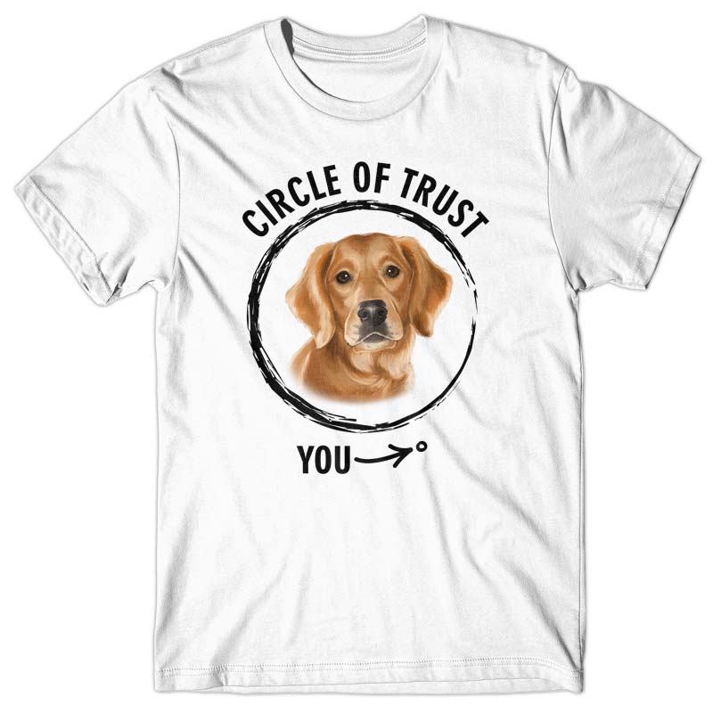 Circle of trust (Golden Retriever) T-shirt