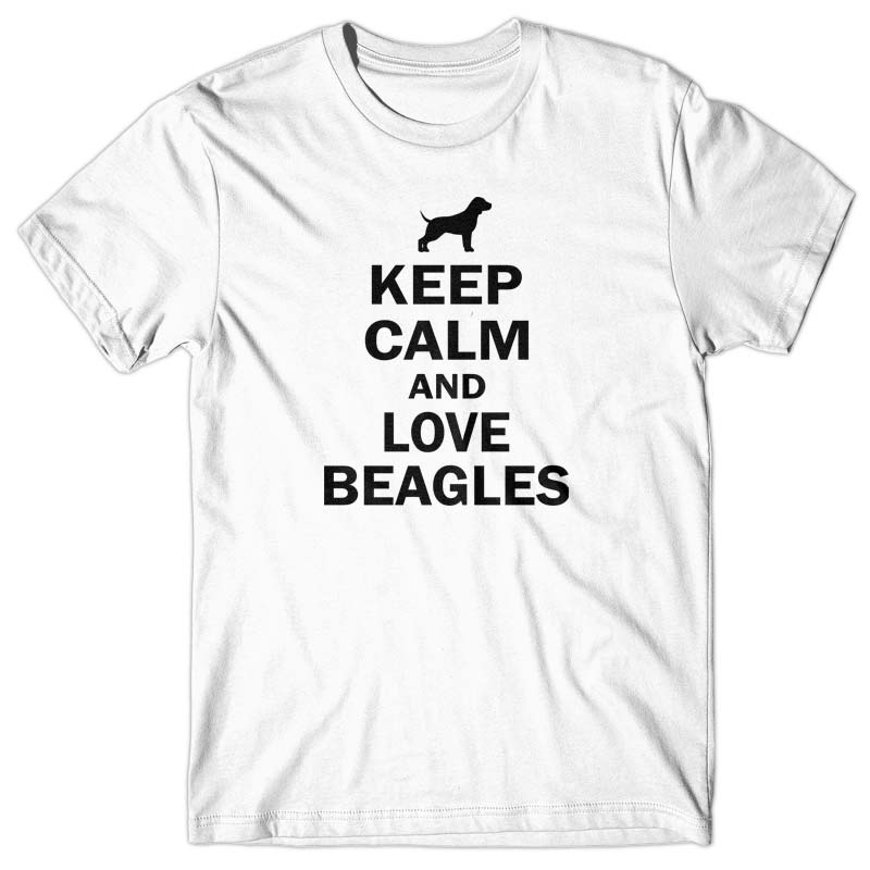 Keep calm and love Beagles T-shirt