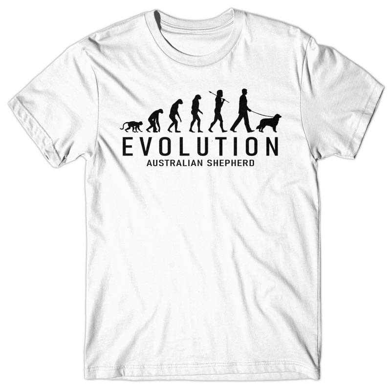 Evolution of Australian Shepherd T-shirt