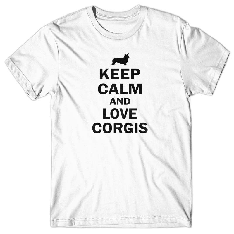 Keep calm and love Corgis T-shirt